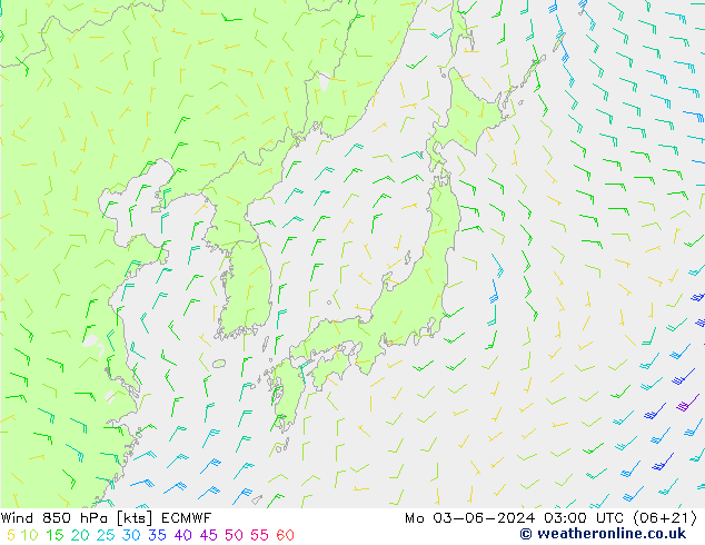 Wind 850 hPa ECMWF ma 03.06.2024 03 UTC