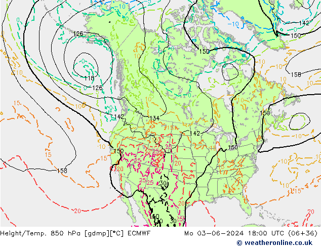 Z500/Regen(+SLP)/Z850 ECMWF ma 03.06.2024 18 UTC