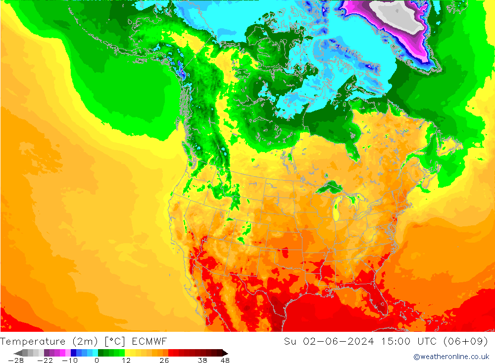 température (2m) ECMWF dim 02.06.2024 15 UTC