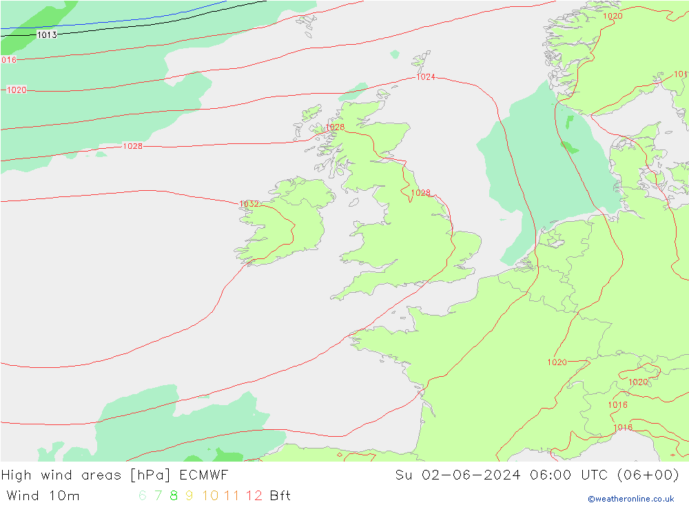 Sturmfelder ECMWF So 02.06.2024 06 UTC