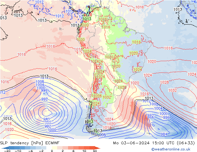 SLP tendency ECMWF Seg 03.06.2024 15 UTC