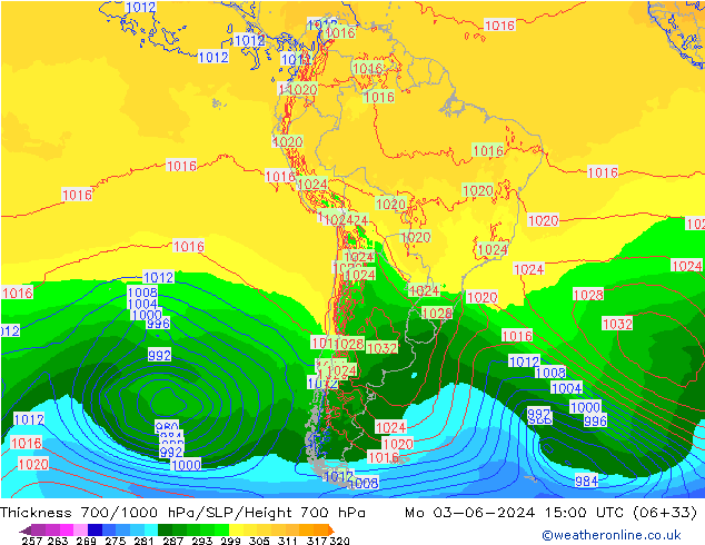 Thck 700-1000 hPa ECMWF Mo 03.06.2024 15 UTC