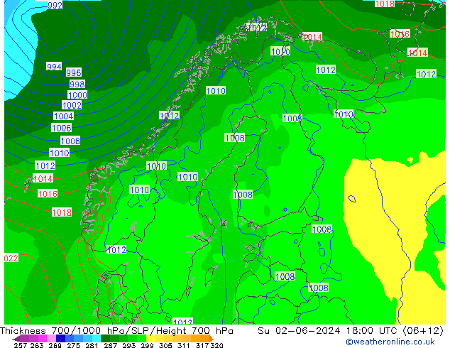 Thck 700-1000 hPa ECMWF Ne 02.06.2024 18 UTC