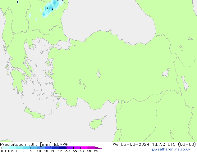 Z500/Rain (+SLP)/Z850 ECMWF śro. 05.06.2024 00 UTC