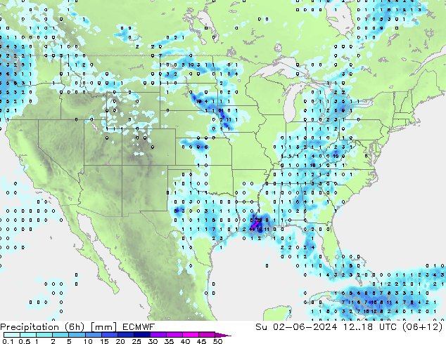 Z500/Rain (+SLP)/Z850 ECMWF  02.06.2024 18 UTC