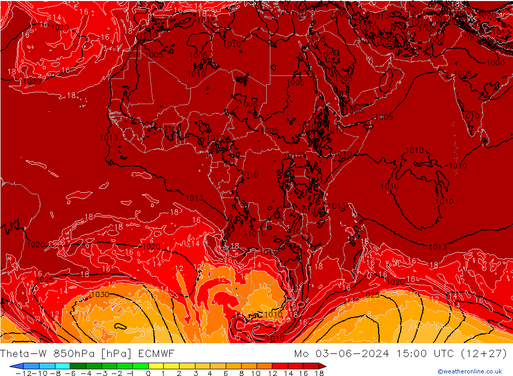 Theta-W 850hPa ECMWF ma 03.06.2024 15 UTC