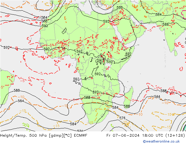 Z500/Rain (+SLP)/Z850 ECMWF Pá 07.06.2024 18 UTC
