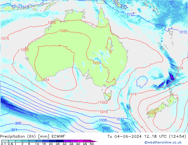 Z500/Rain (+SLP)/Z850 ECMWF mar 04.06.2024 18 UTC