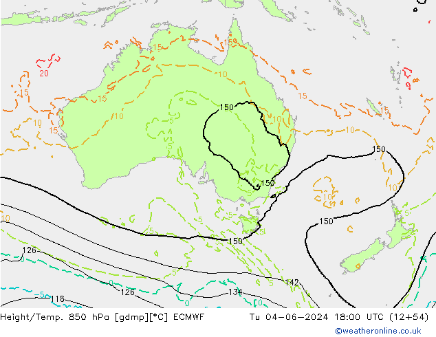 Z500/Rain (+SLP)/Z850 ECMWF mar 04.06.2024 18 UTC