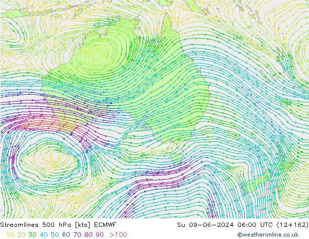  500 hPa ECMWF  09.06.2024 06 UTC