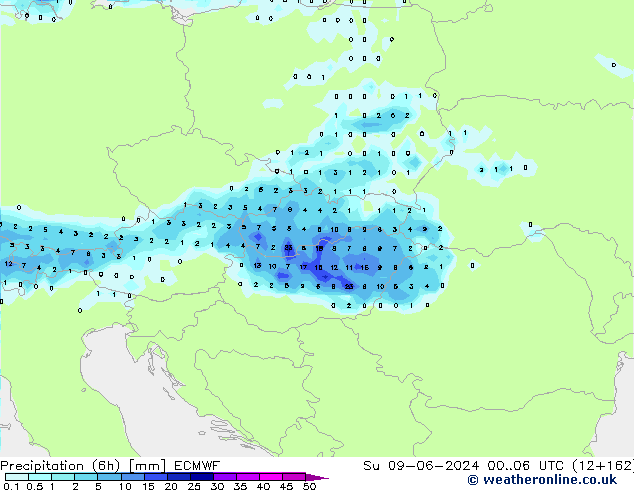 Z500/Rain (+SLP)/Z850 ECMWF  09.06.2024 06 UTC