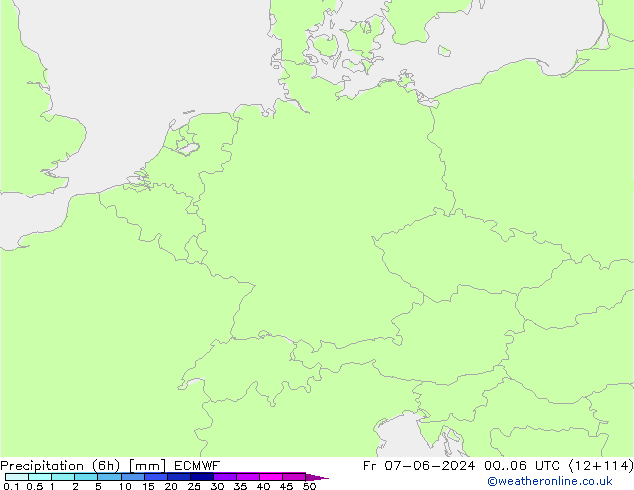 Z500/Rain (+SLP)/Z850 ECMWF Sex 07.06.2024 06 UTC