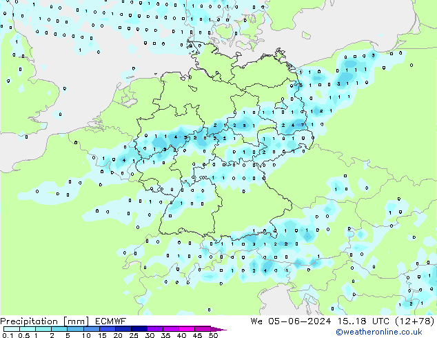 Precipitación ECMWF mié 05.06.2024 18 UTC