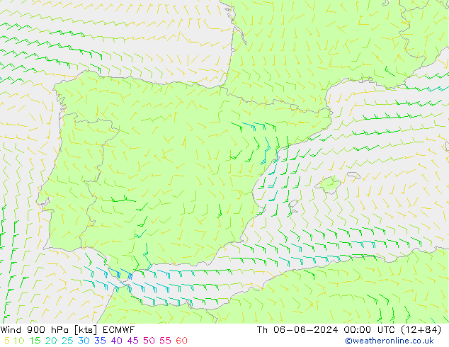  900 hPa ECMWF  06.06.2024 00 UTC