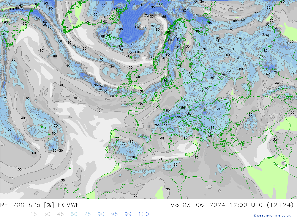 700 hPa Nispi Nem ECMWF Pzt 03.06.2024 12 UTC