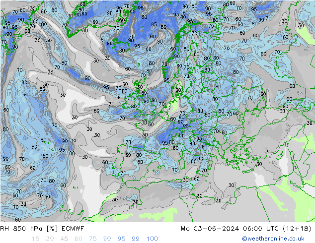 RH 850 hPa ECMWF Mo 03.06.2024 06 UTC