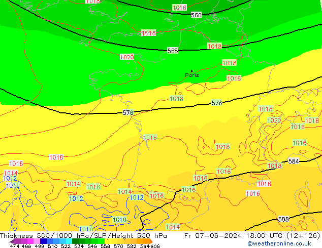 Thck 500-1000hPa ECMWF Pá 07.06.2024 18 UTC