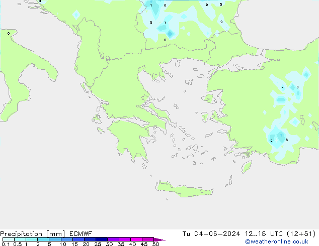 осадки ECMWF вт 04.06.2024 15 UTC