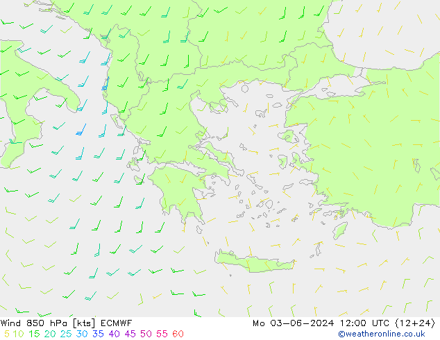  850 hPa ECMWF  03.06.2024 12 UTC