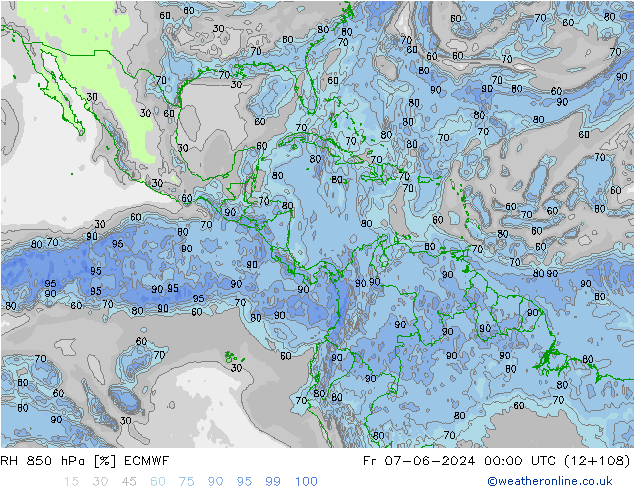 RV 850 hPa ECMWF vr 07.06.2024 00 UTC