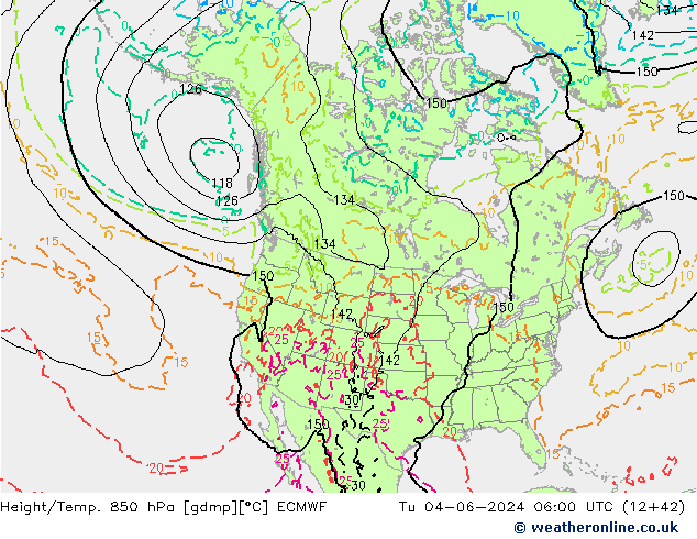 Z500/Rain (+SLP)/Z850 ECMWF mar 04.06.2024 06 UTC