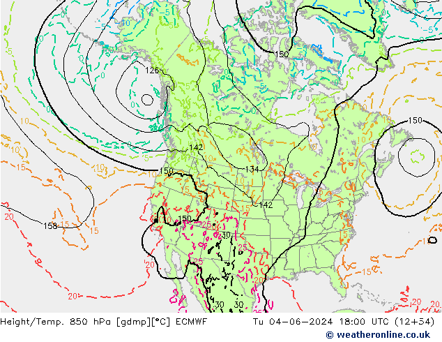 Z500/Rain (+SLP)/Z850 ECMWF  04.06.2024 18 UTC
