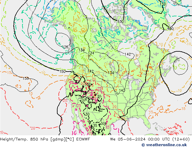 Z500/Rain (+SLP)/Z850 ECMWF  05.06.2024 00 UTC