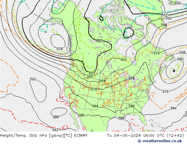 Z500/Rain (+SLP)/Z850 ECMWF mar 04.06.2024 06 UTC