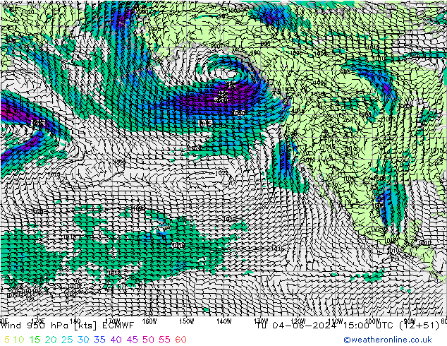 Wind 950 hPa ECMWF Tu 04.06.2024 15 UTC