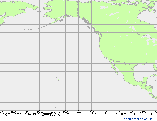 Z500/Rain (+SLP)/Z850 ECMWF Fr 07.06.2024 06 UTC