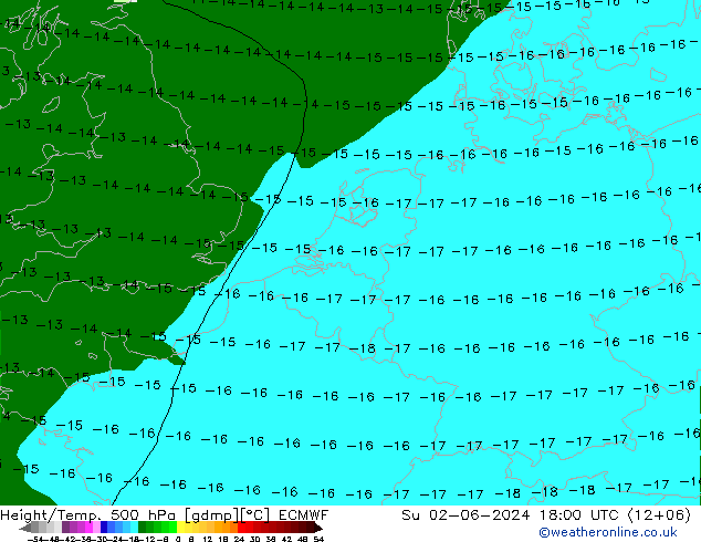 Z500/Rain (+SLP)/Z850 ECMWF  02.06.2024 18 UTC