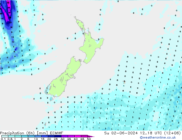 Z500/Rain (+SLP)/Z850 ECMWF  02.06.2024 18 UTC