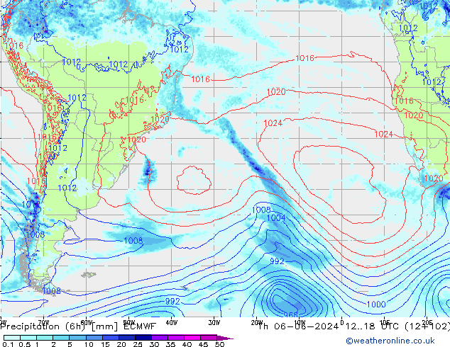 Z500/Regen(+SLP)/Z850 ECMWF do 06.06.2024 18 UTC