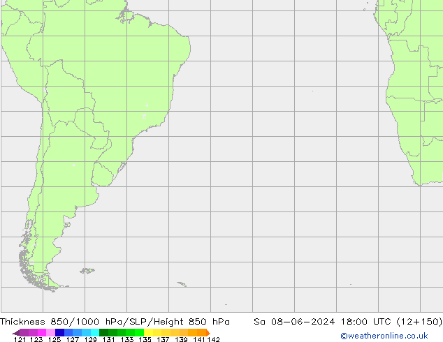 Thck 850-1000 hPa ECMWF Sa 08.06.2024 18 UTC