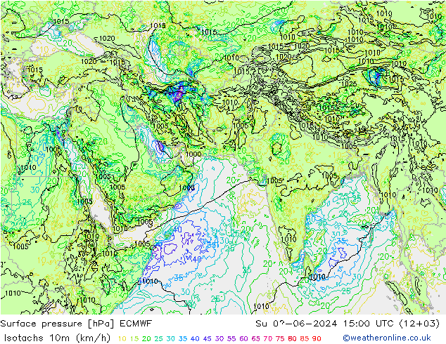 Isotachs (kph) ECMWF Su 02.06.2024 15 UTC