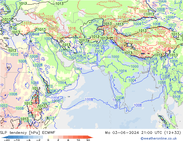 Druktendens (+/-) ECMWF ma 03.06.2024 21 UTC