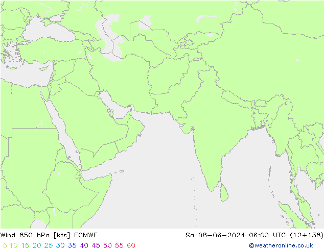  850 hPa ECMWF  08.06.2024 06 UTC