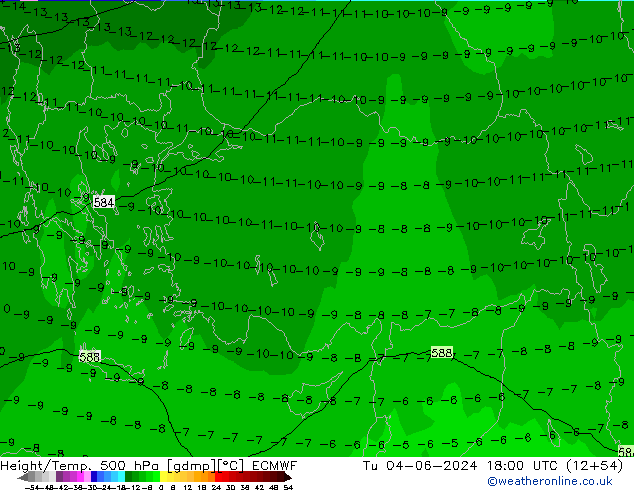 Z500/Rain (+SLP)/Z850 ECMWF  04.06.2024 18 UTC