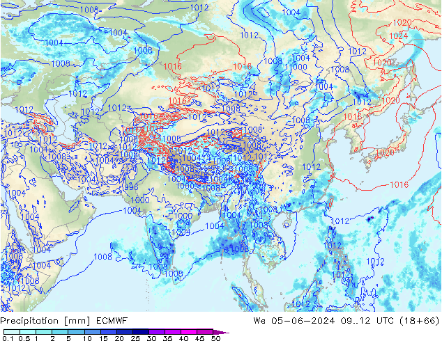 Precipitación ECMWF mié 05.06.2024 12 UTC