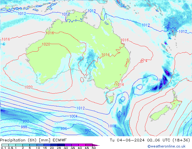 Z500/Rain (+SLP)/Z850 ECMWF mar 04.06.2024 06 UTC