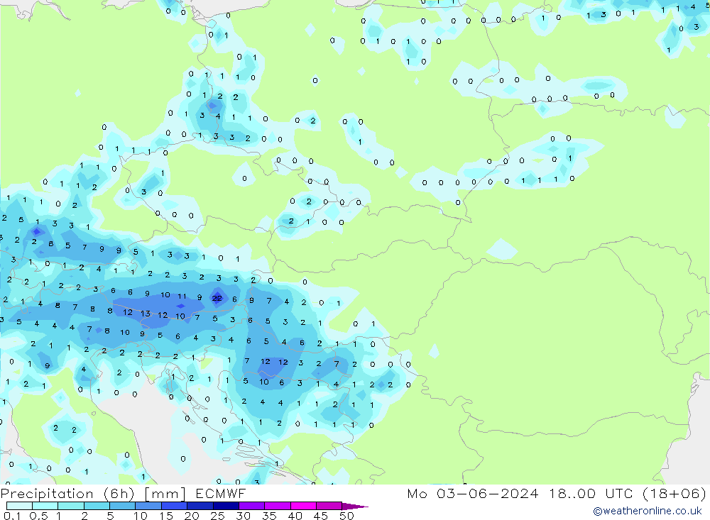 Z500/Rain (+SLP)/Z850 ECMWF  03.06.2024 00 UTC