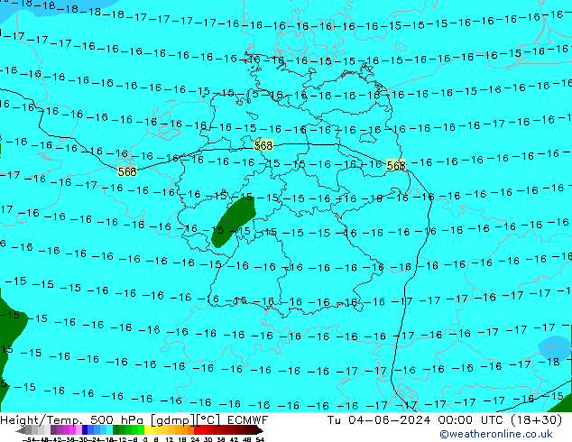 Z500/Rain (+SLP)/Z850 ECMWF mar 04.06.2024 00 UTC