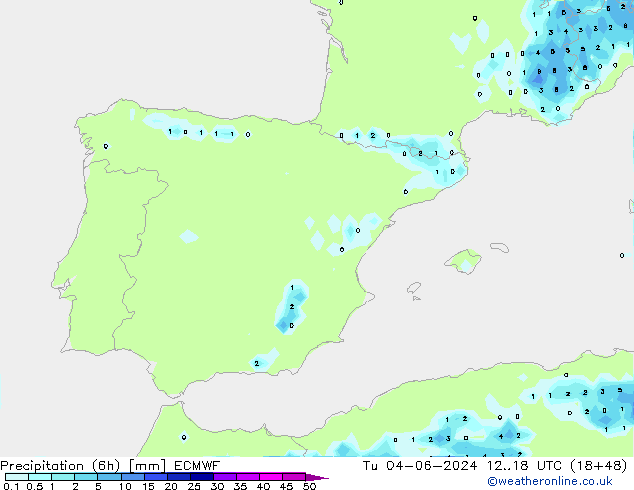 Z500/Rain (+SLP)/Z850 ECMWF  04.06.2024 18 UTC