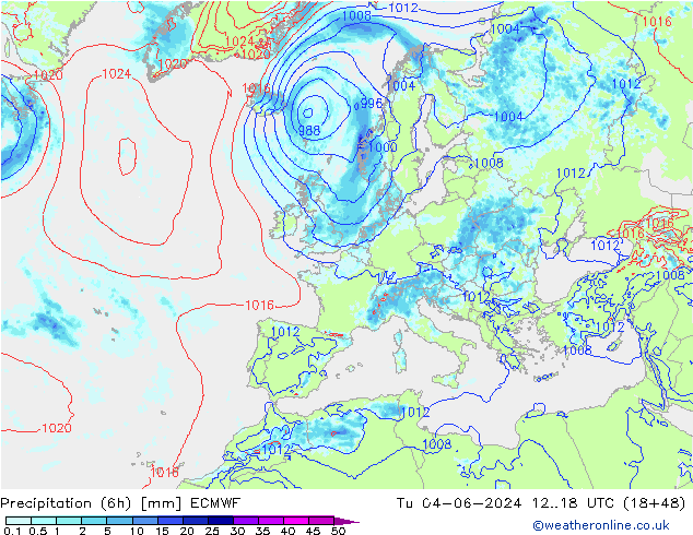  (6h) ECMWF  04.06.2024 18 UTC