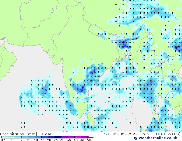 Neerslag ECMWF zo 02.06.2024 21 UTC