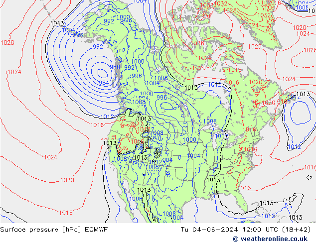 Pressione al suolo ECMWF mar 04.06.2024 12 UTC