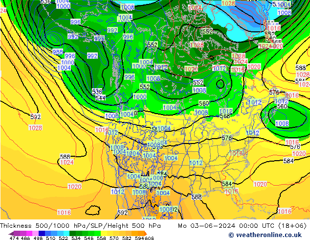 Thck 500-1000hPa ECMWF Mo 03.06.2024 00 UTC