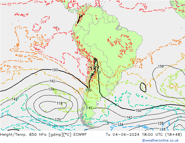 Z500/Rain (+SLP)/Z850 ECMWF mar 04.06.2024 18 UTC