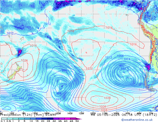 opad (12h) ECMWF śro. 05.06.2024 18 UTC