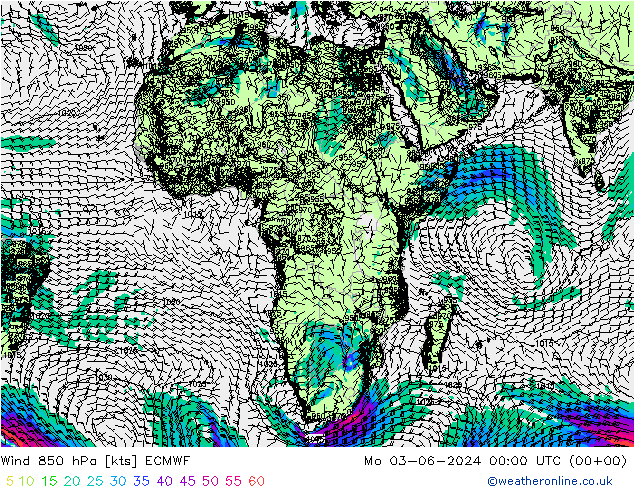 Wind 850 hPa ECMWF ma 03.06.2024 00 UTC